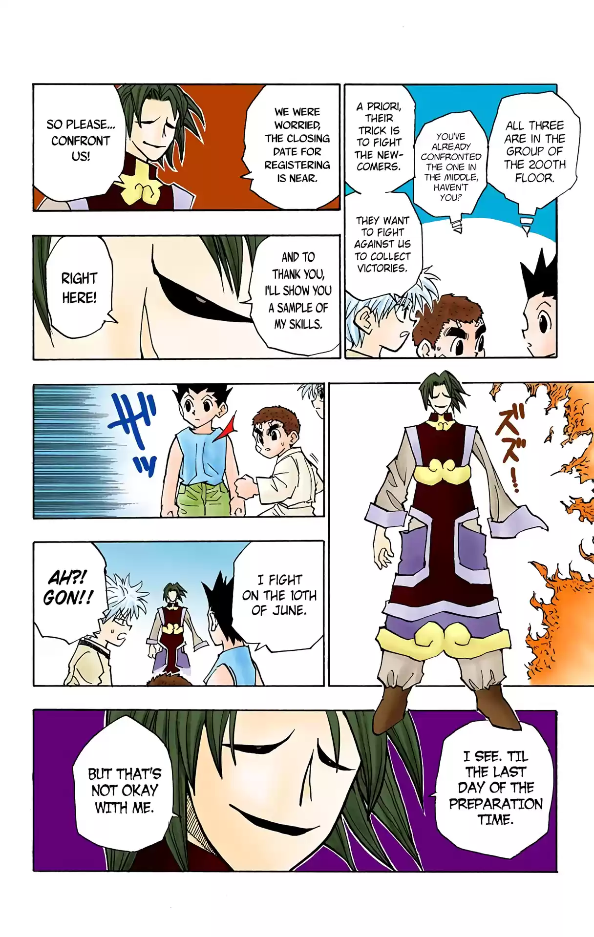Hunter X Hunter Full Color Vol.7 Chapter 56: Training Resumes