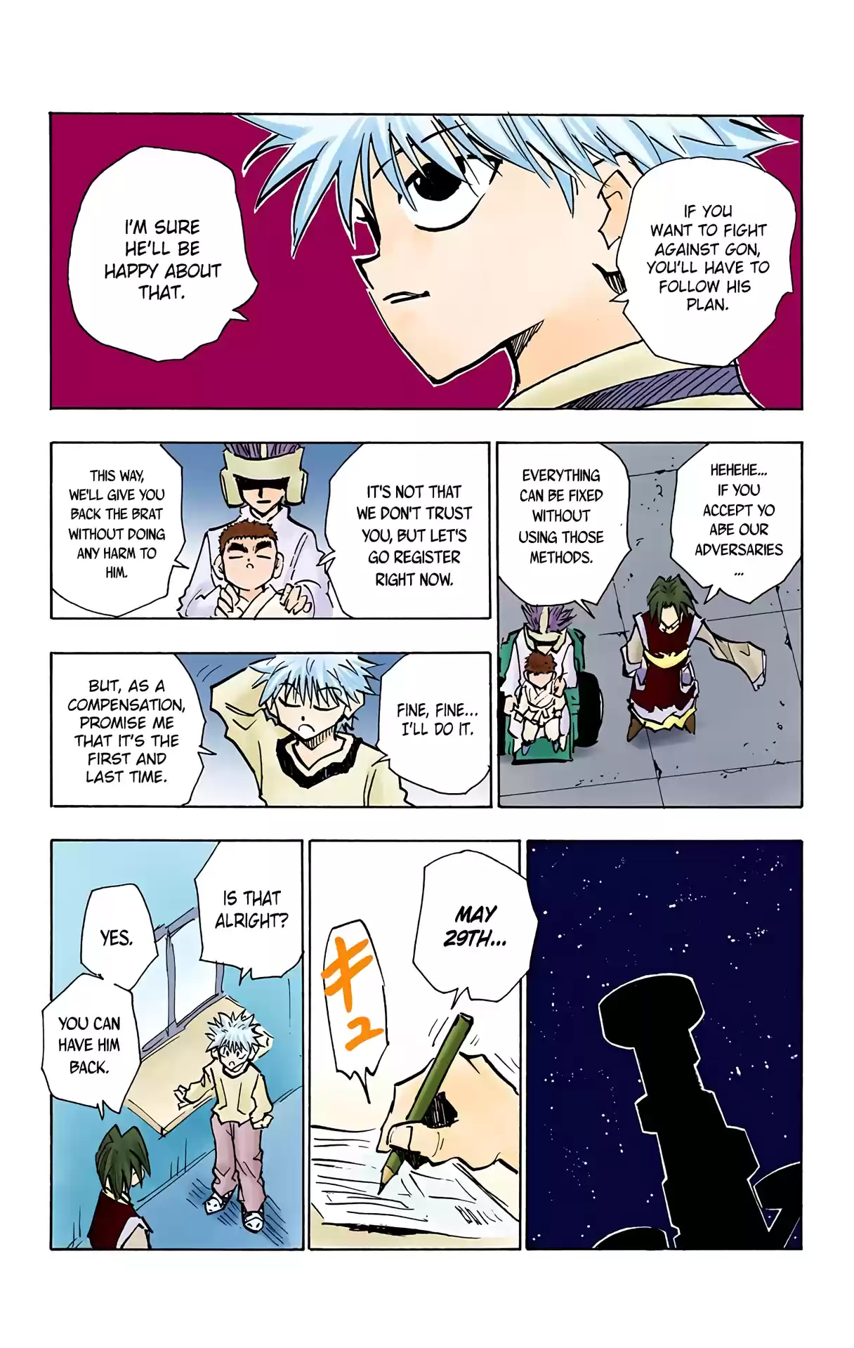 Hunter X Hunter Full Color Vol.7 Chapter 57: Promise
