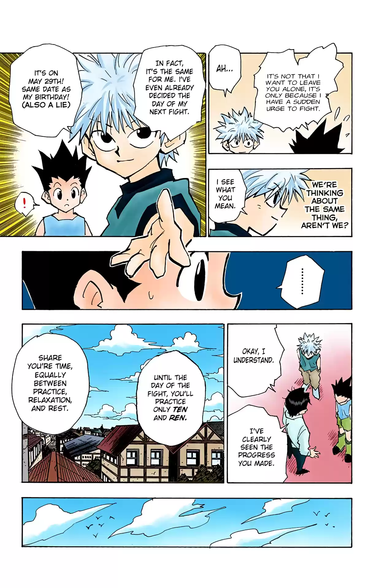 Hunter X Hunter Full Color Vol.7 Chapter 57: Promise