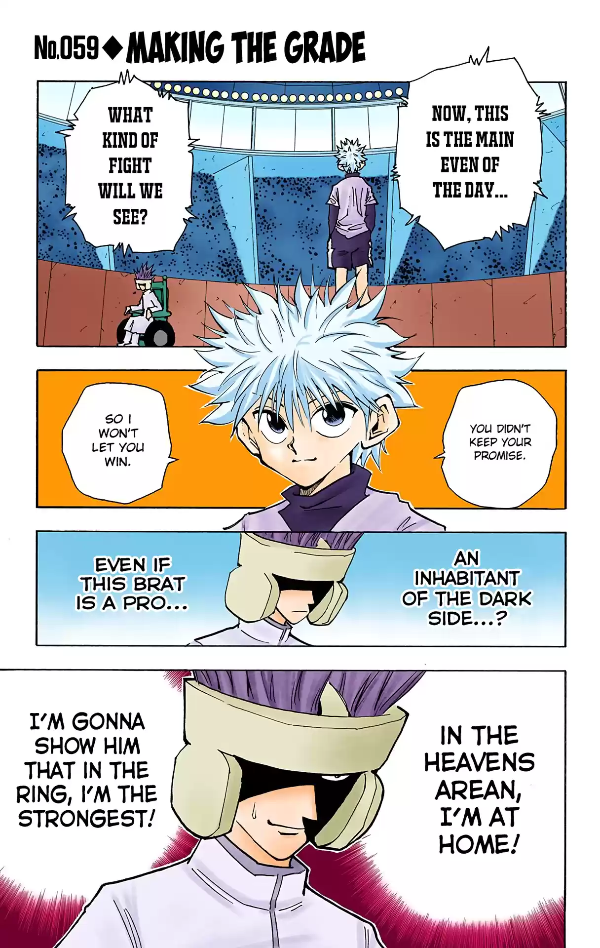 Hunter X Hunter Full Color Vol.7 Chapter 59: Making The Grade
