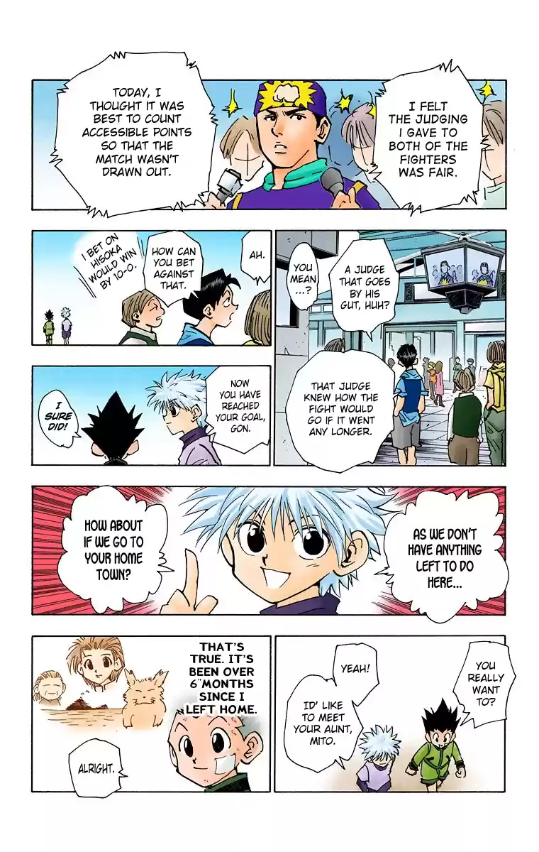 Hunter X Hunter Full Color Vol.7 Chapter 63: Next