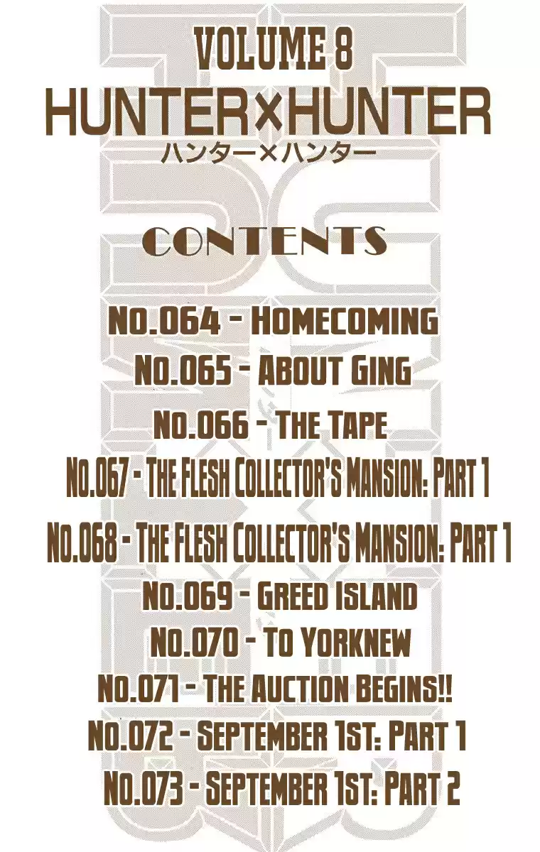 Hunter X Hunter Full Color Vol.8 Chapter 64: Homecoming