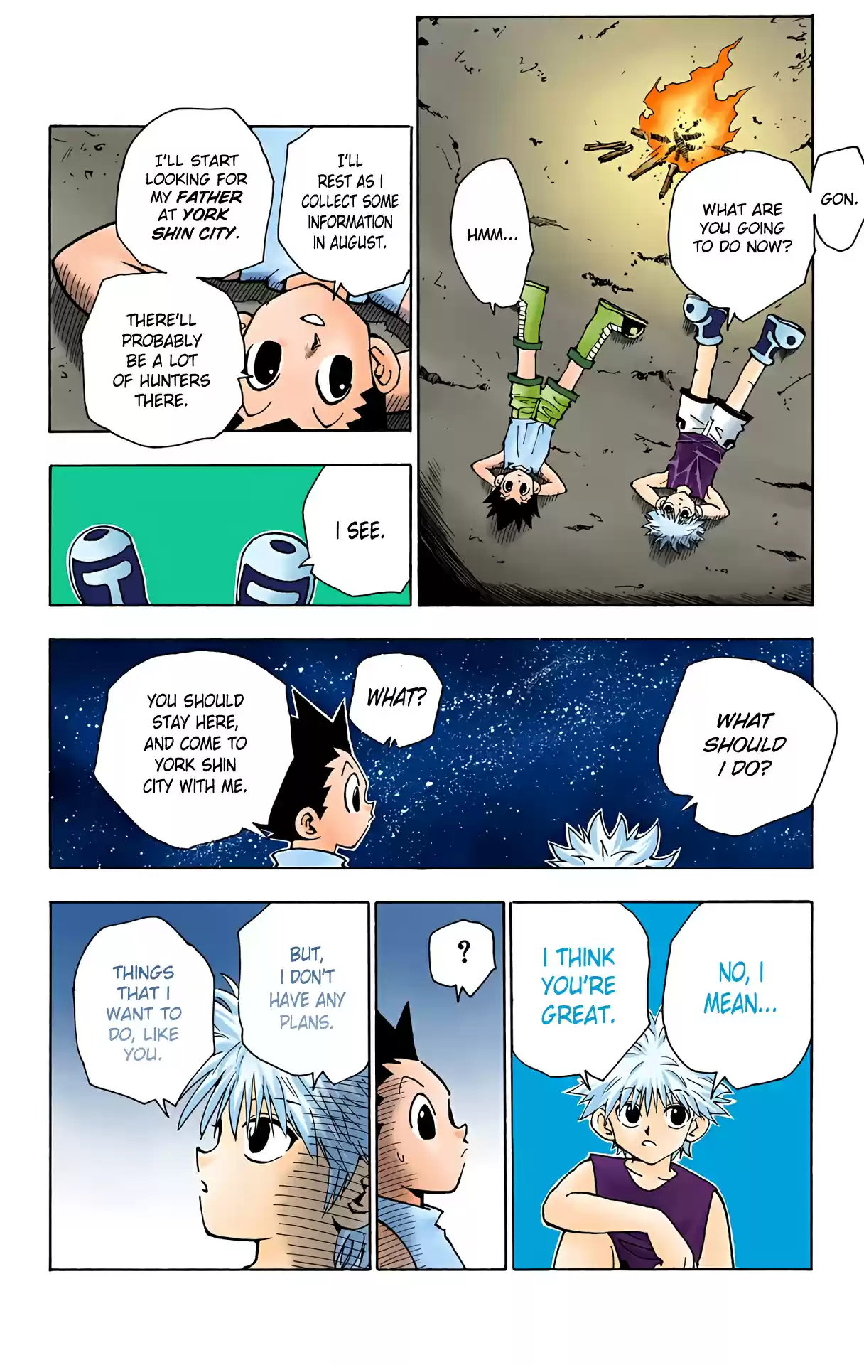 Hunter X Hunter Full Color Vol.8 Chapter 64: Homecoming