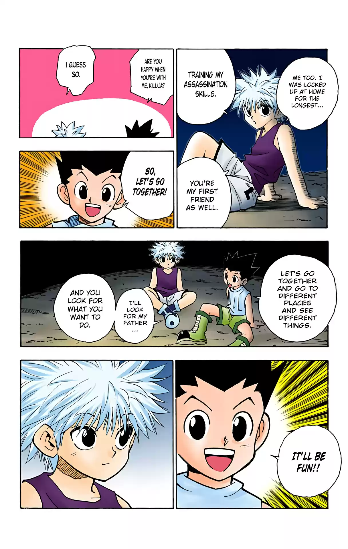 Hunter X Hunter Full Color Vol.8 Chapter 64: Homecoming