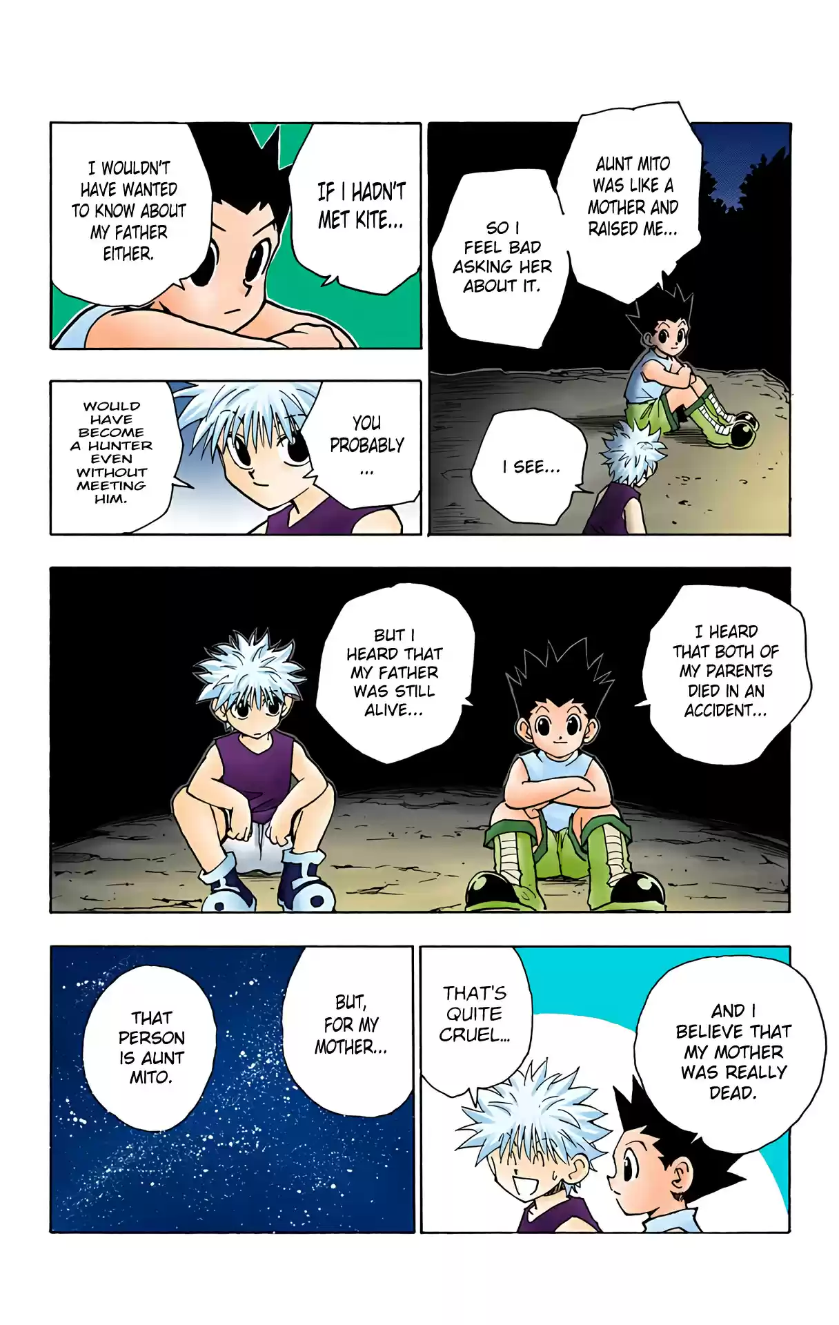 Hunter X Hunter Full Color Vol.8 Chapter 64: Homecoming