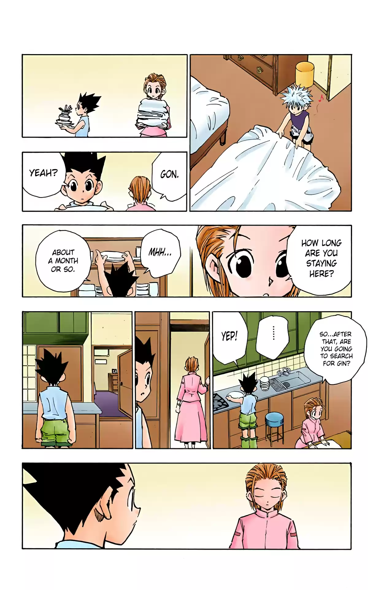 Hunter X Hunter Full Color Vol.8 Chapter 64: Homecoming