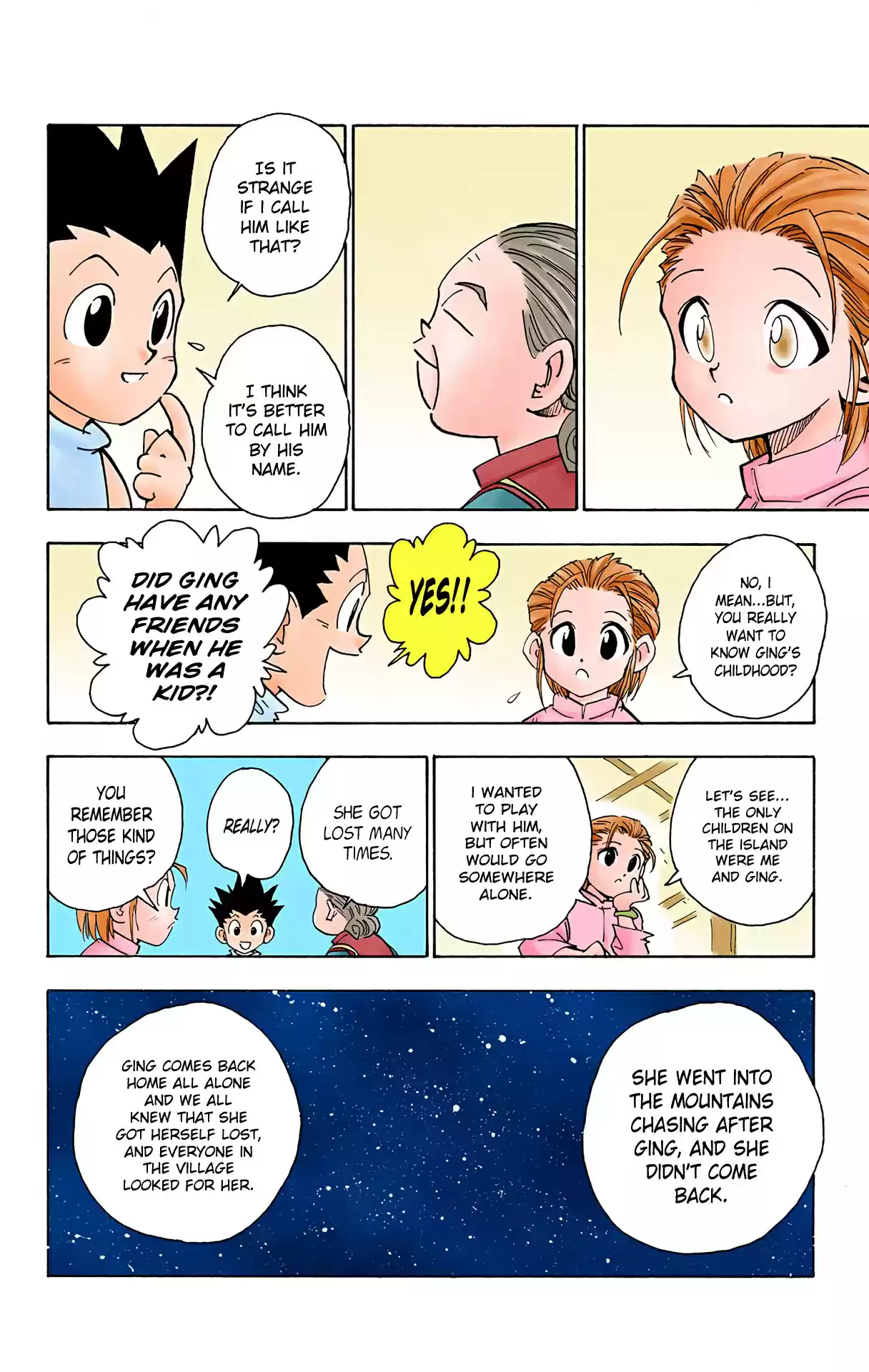 Hunter X Hunter Full Color Vol.8 Chapter 65: About Ging