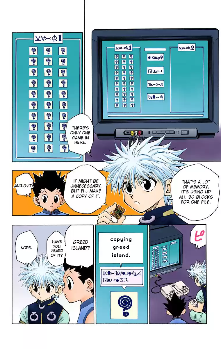 Hunter X Hunter Full Color Vol.8 Chapter 69: Greed Island