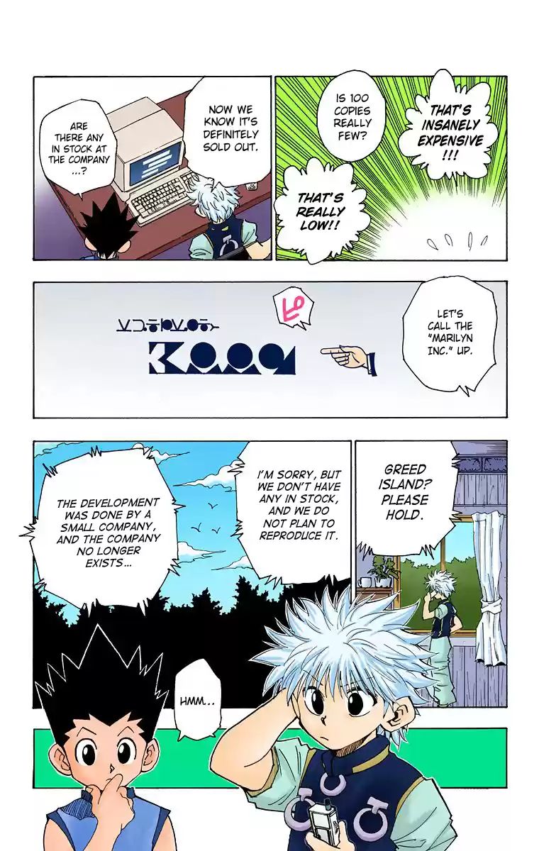 Hunter X Hunter Full Color Vol.8 Chapter 69: Greed Island
