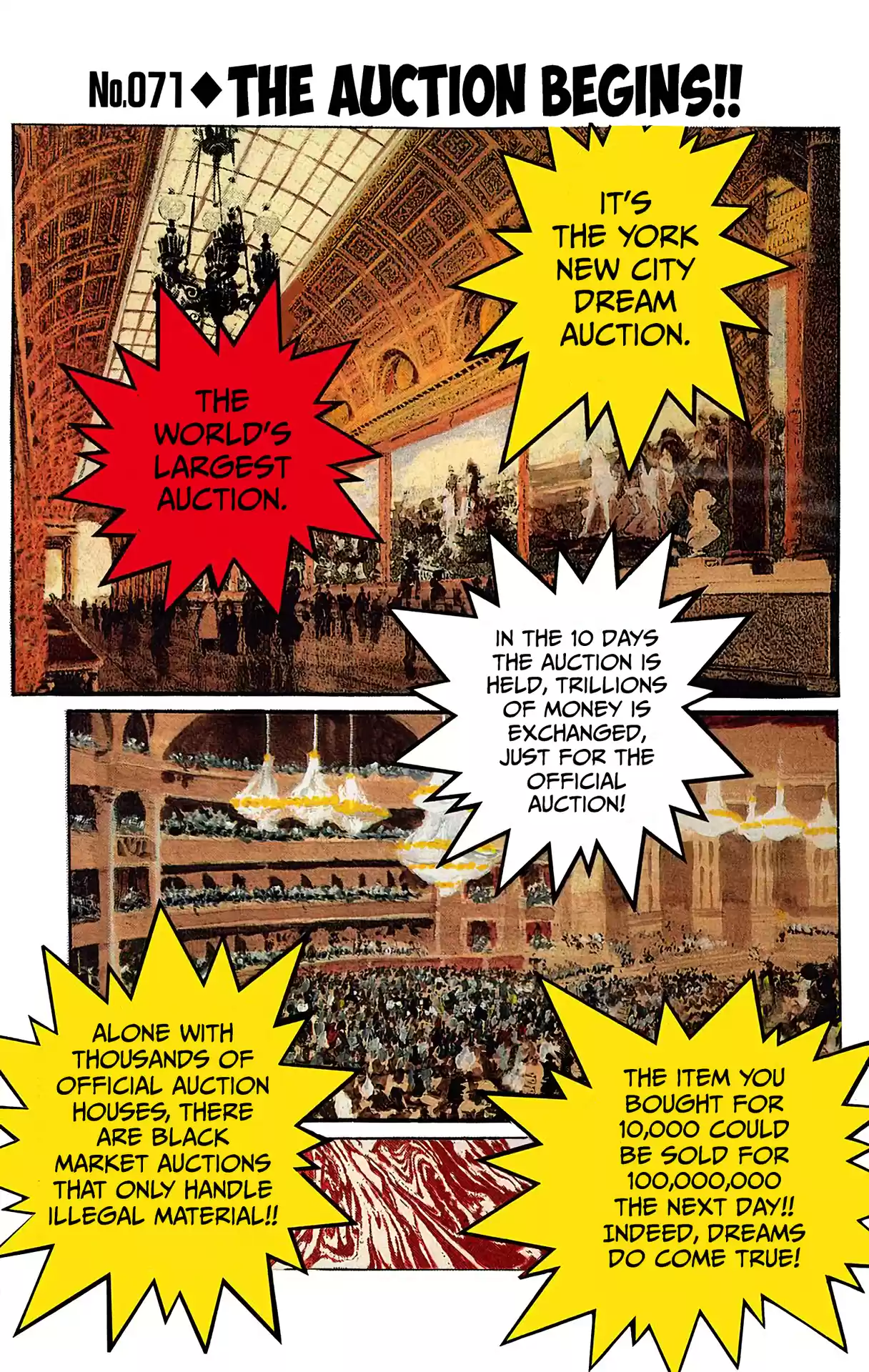 Hunter X Hunter Full Color Vol.8 Chapter 71: The Auction Begins!!