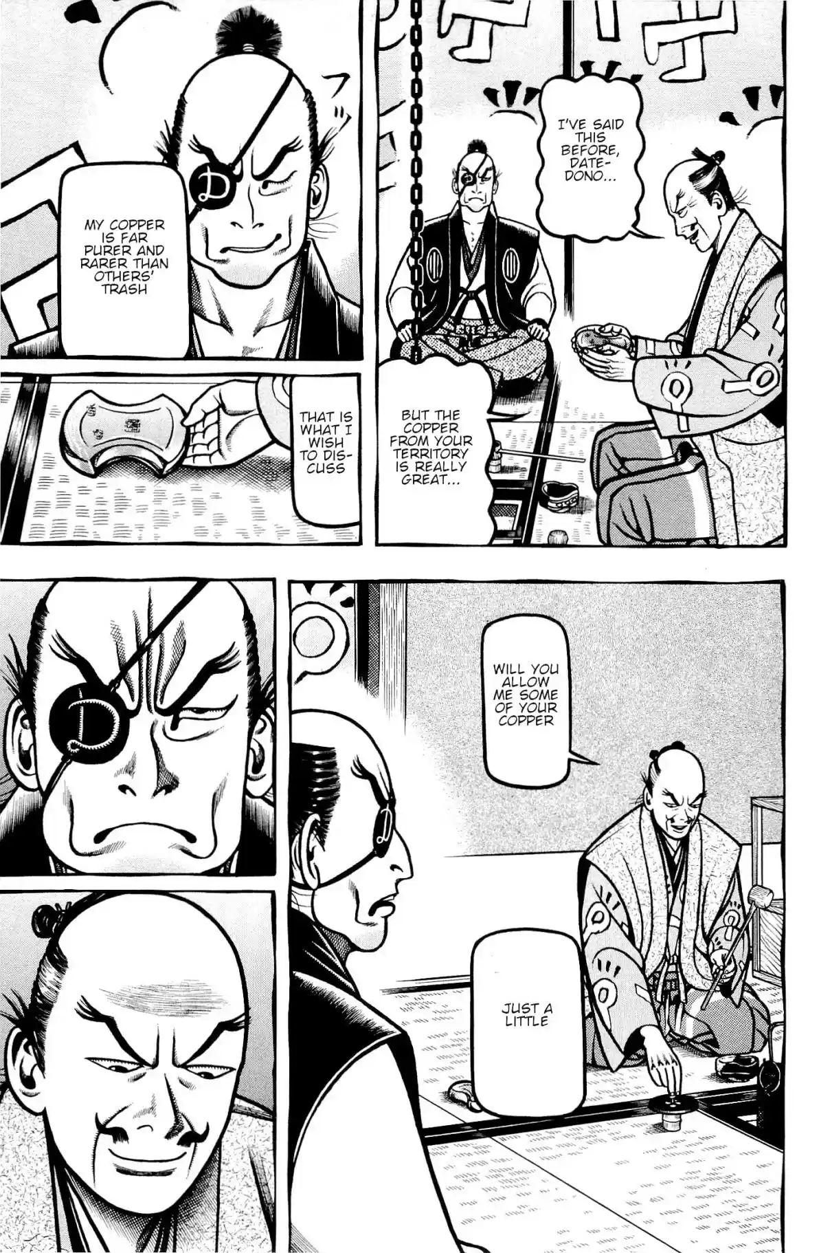 Hyouge Mono Vol. 13 Ch. 141 End of era, black or white