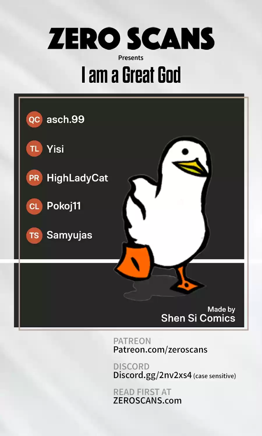 I am a Great God Ch. 47 All good things must come to an end!