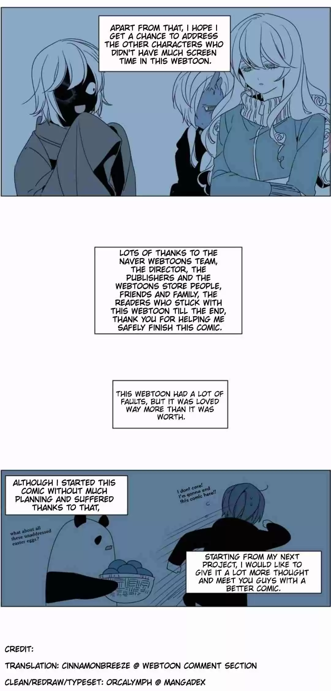 I Don't Want This Kind of Hero Ch. 295 Afterword