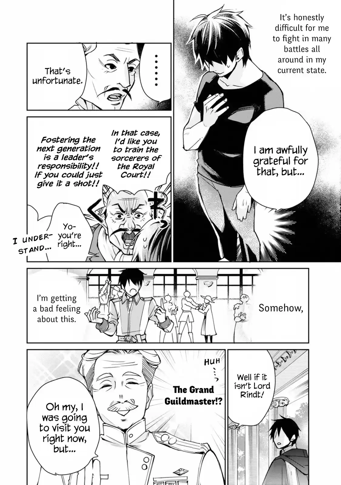 I Used to Be the Strongest Sorcerer. Then I Took an Arrow in the Knee and Became a Village Guard ch.1.1