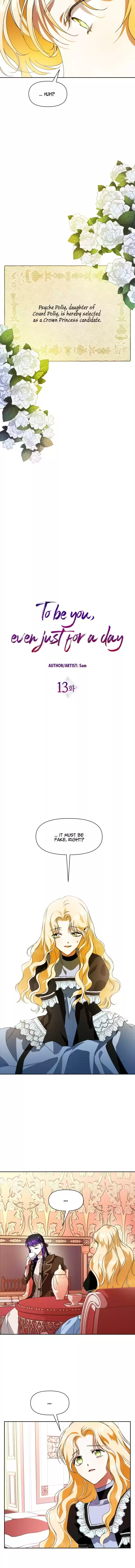 I Want to Be You, Just For A Day ch.13
