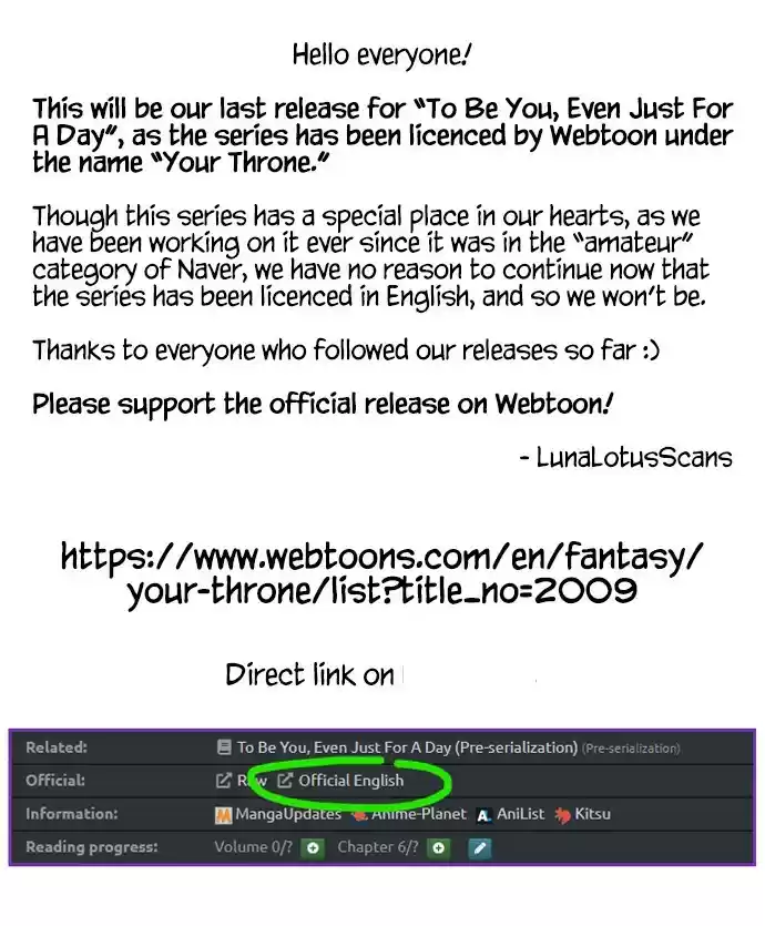 I Want to Be You, Just For A Day ch.19