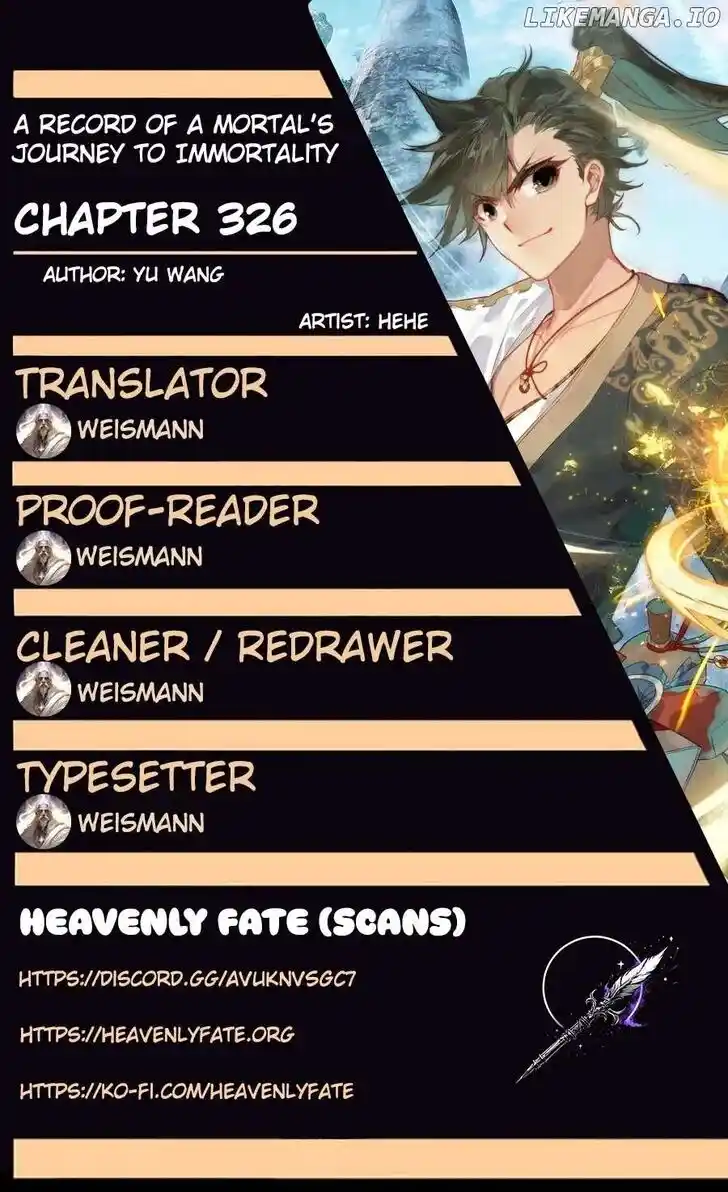 I Will Become an Immortal Ch.326