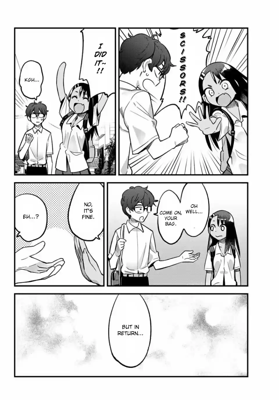 Ijiranaide, Nagatoro san Ch. 30 Let's play rock, paper, scissors, senpai
