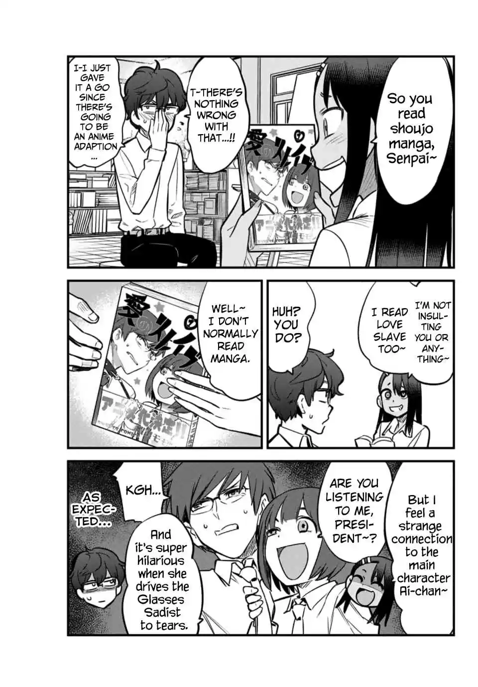 Ijiranaide, Nagatoro san Ch. 54 So you read shoujo manga, Senpai~