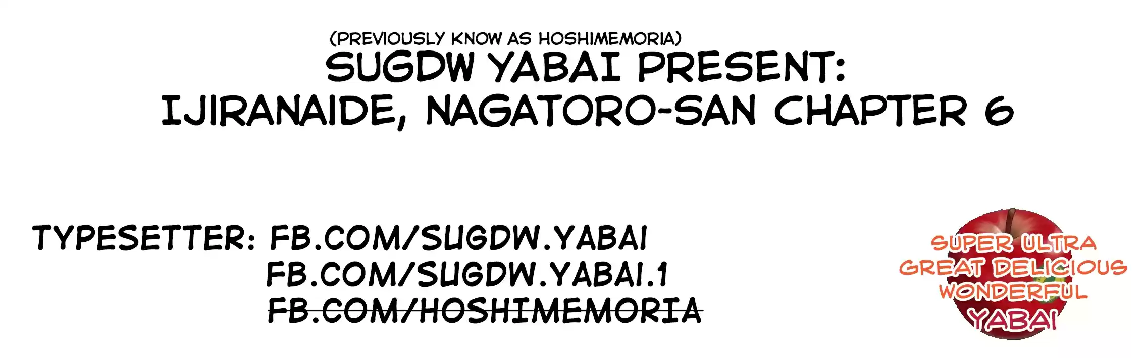 Ijiranaide, Nagatoro-san ch.6