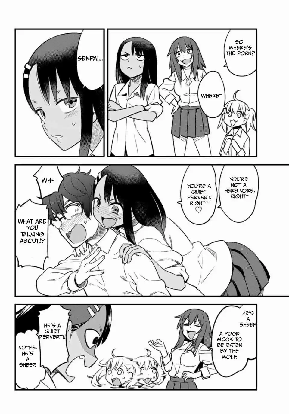 Ijiranaide, Nagatoro san Vol. 5 Ch. 32 Senpai is a quiet pervert