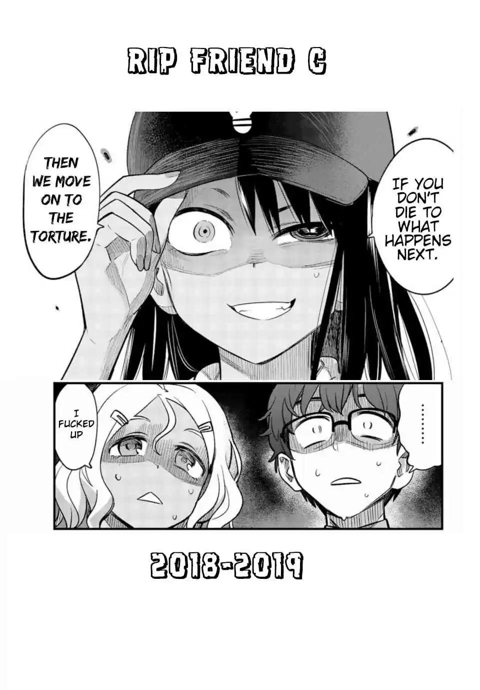 Ijiranaide, Nagatoro san Vol. 5 Ch. 34.1 No Way Gross Senpai Can Have a Proper Date Impaler Edition