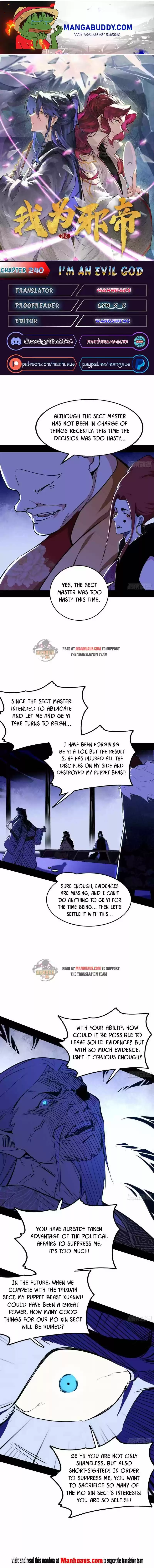 I'm An Evil God Chapter 240
