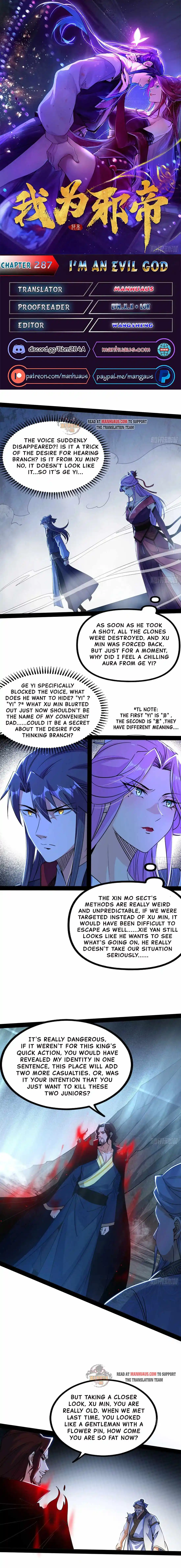 I'm An Evil God Chapter 287