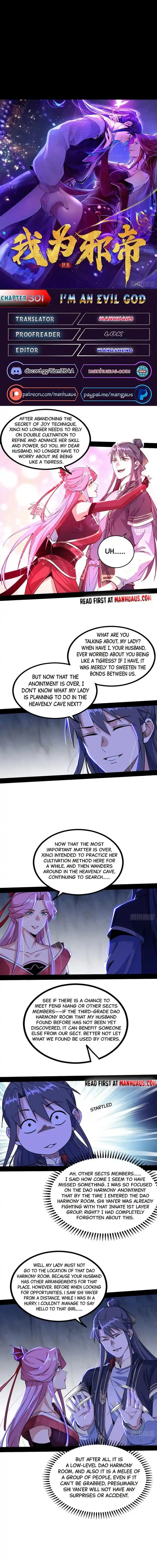 I’m An Evil God Chapter 301