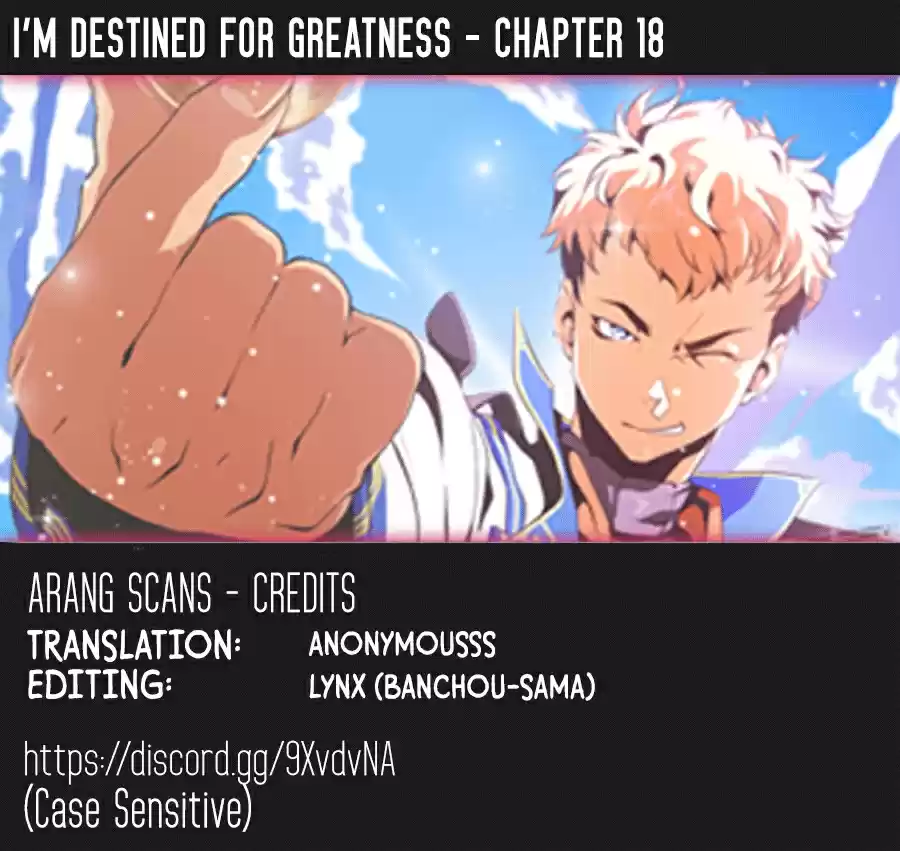 I'm Destined For Greatness! Ch. 18