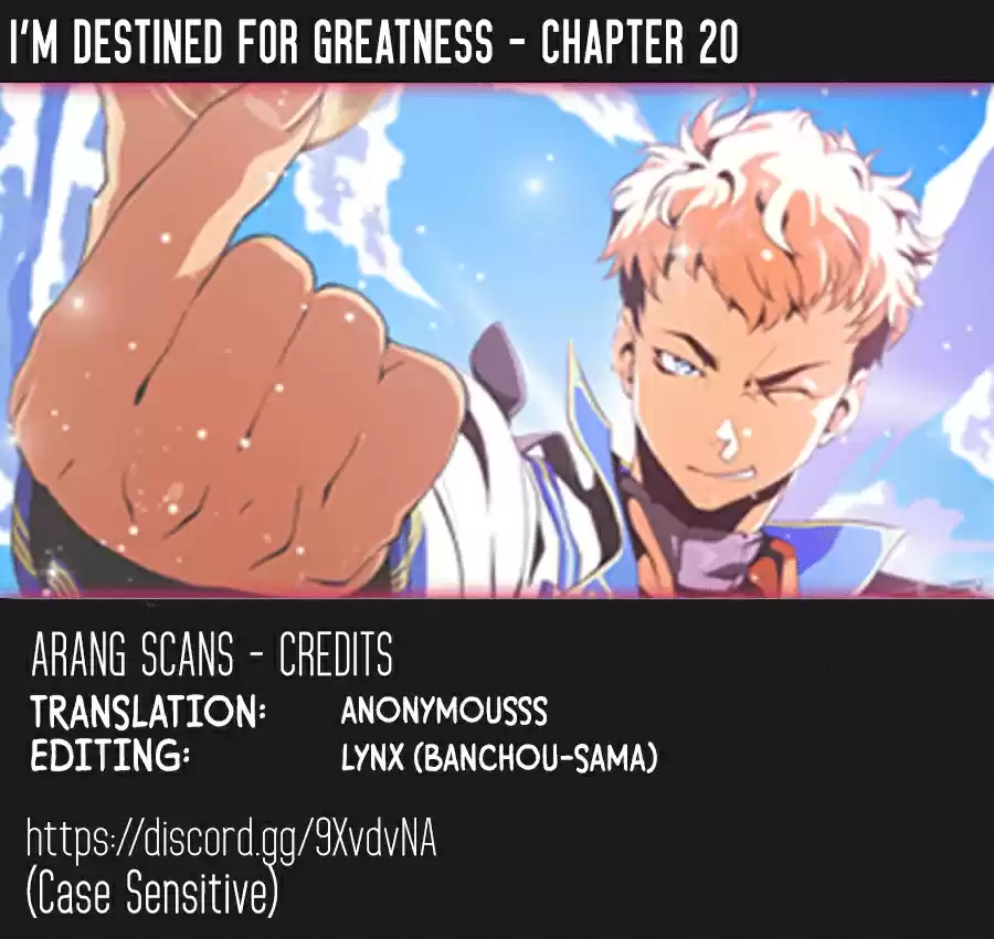 I'm Destined For Greatness! Ch. 20