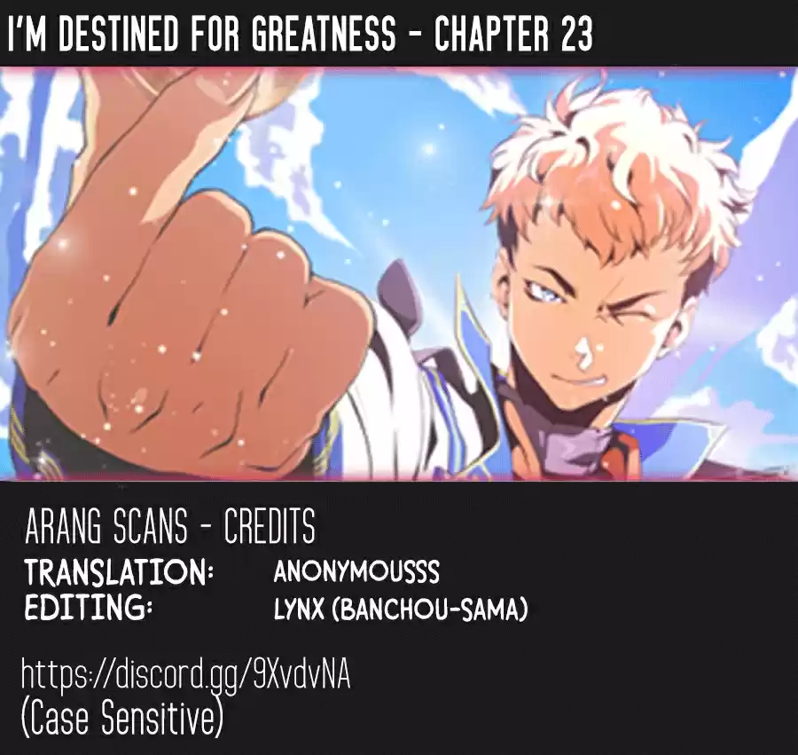 I'm Destined For Greatness! Ch. 23