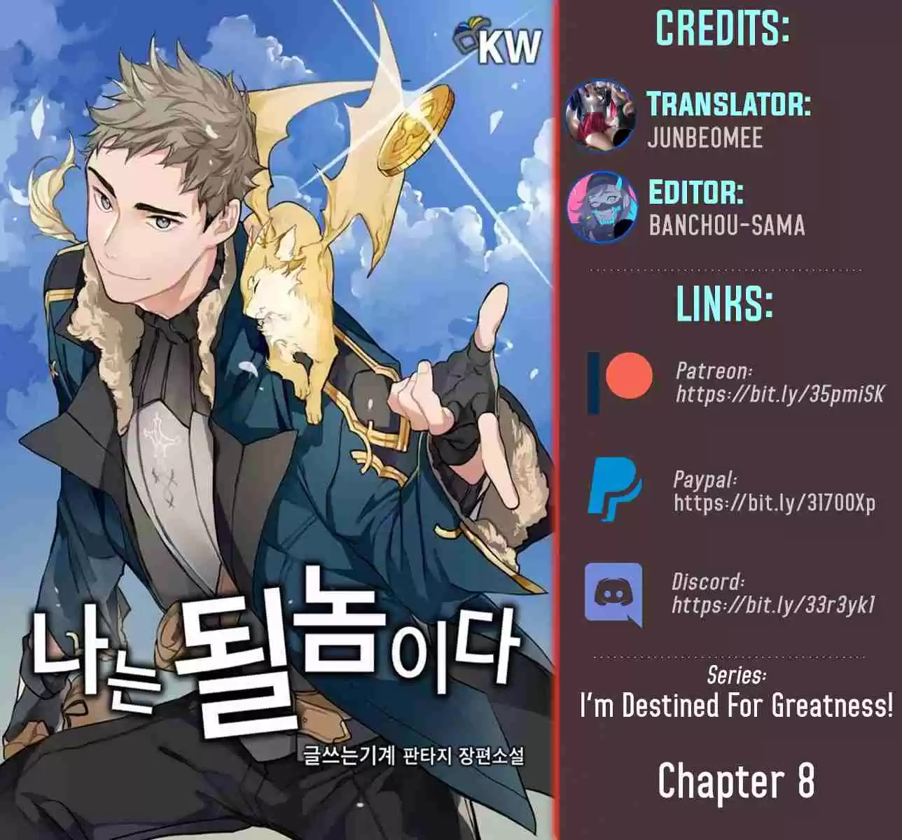 I'm Destined For Greatness! Ch. 8