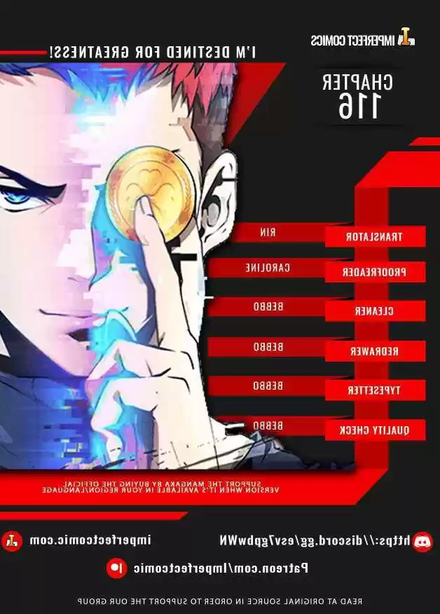 I'm Destined For Greatness! Ch.116