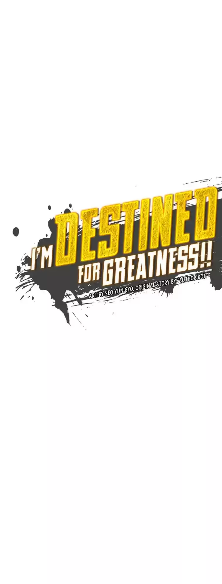 I'm Destined For Greatness! Chapter 110