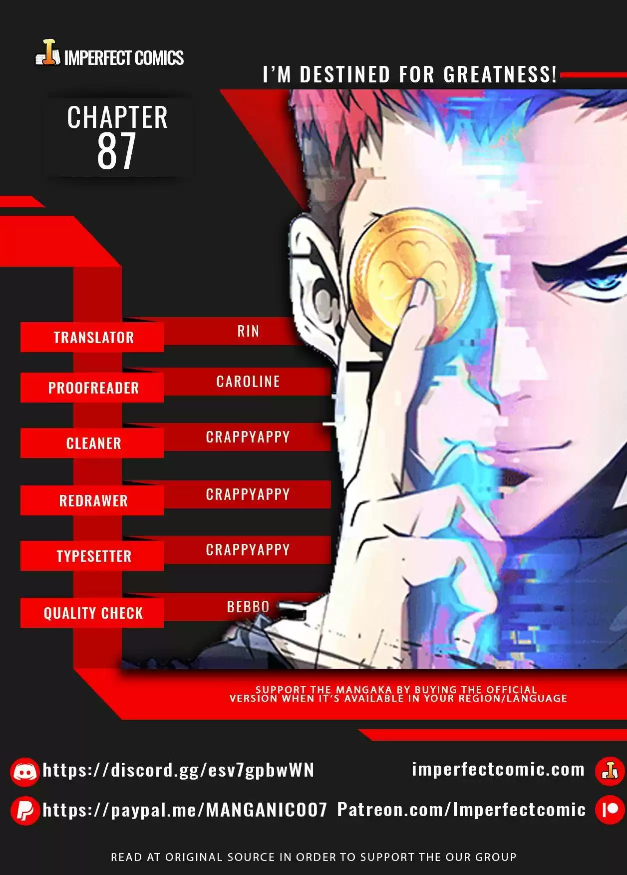 I'm Destined For Greatness! Chapter 87