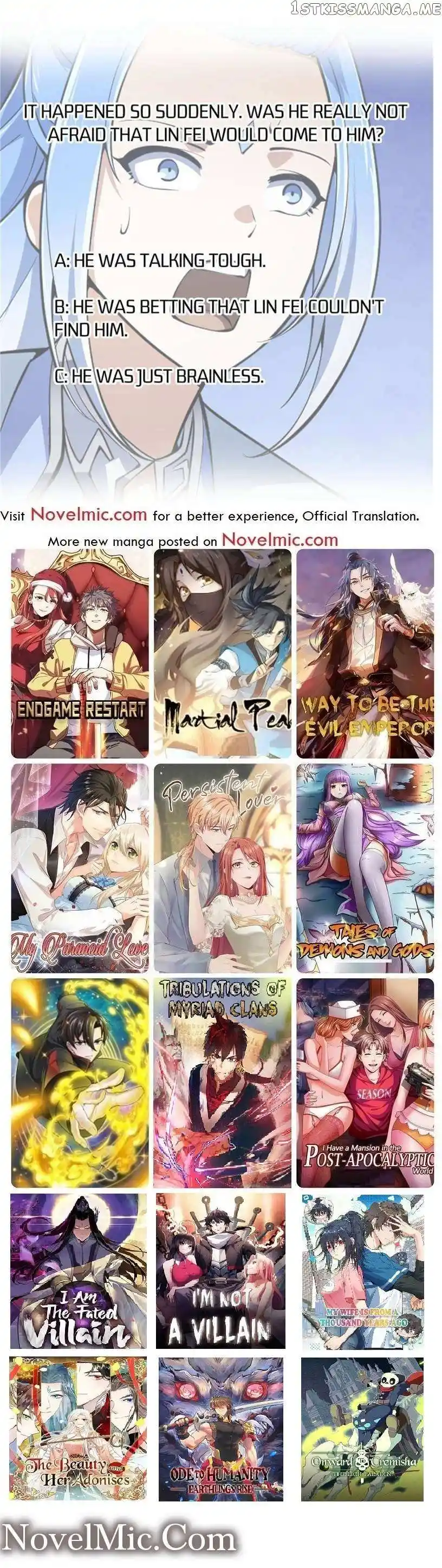 I’m Just An Immortal Chapter 288