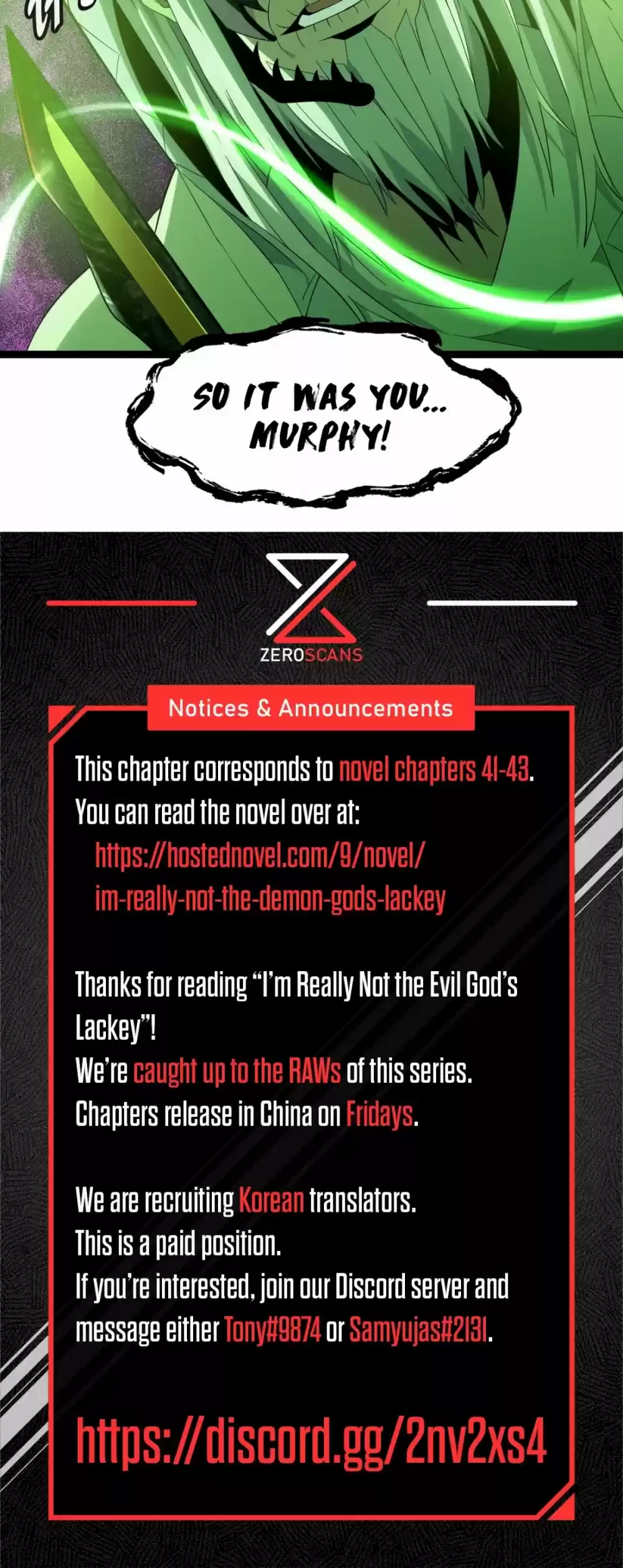 I'm Really Not The Evil God's Lackey Chapter 21