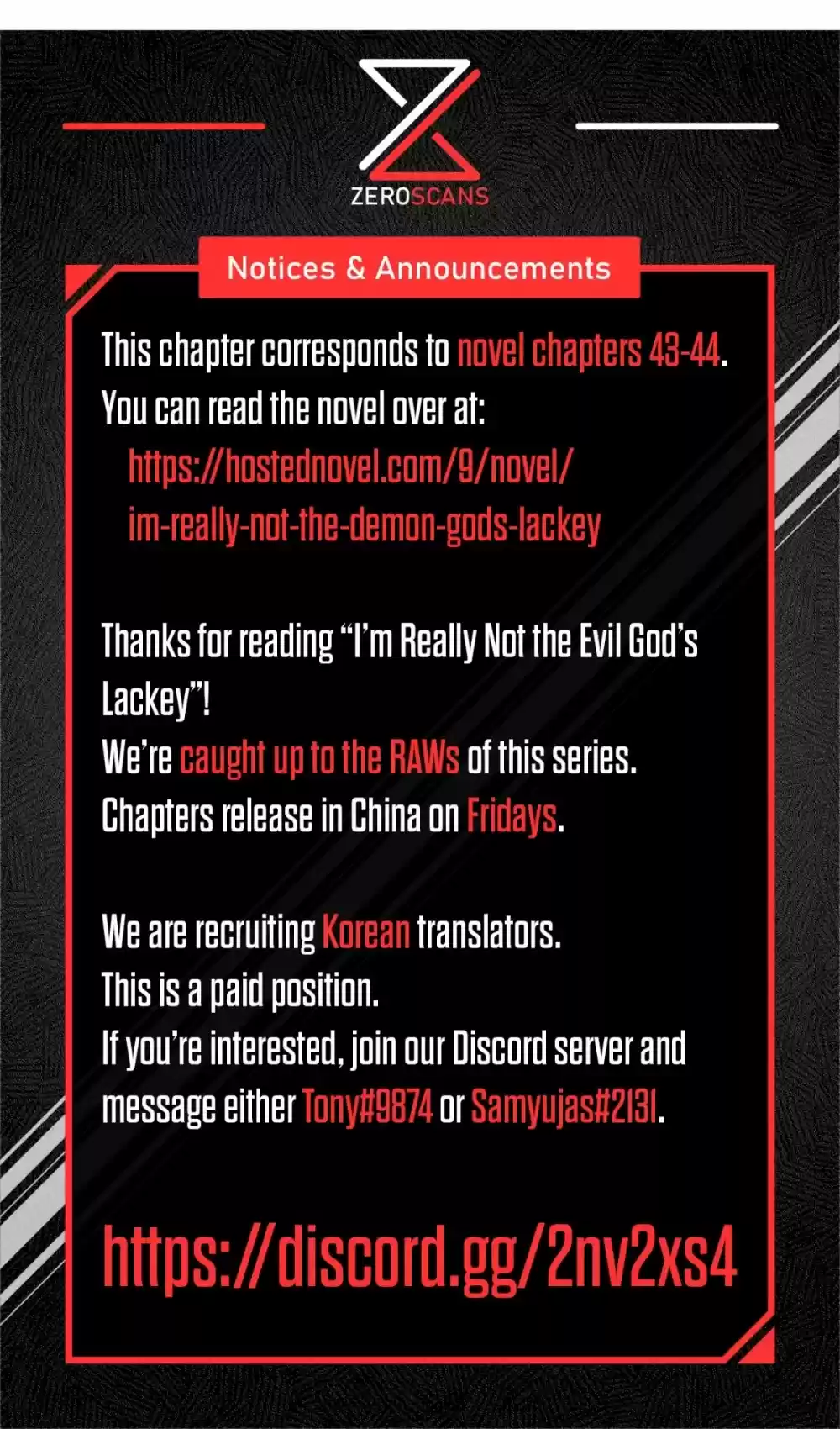 I'm Really Not The Evil God's Lackey Chapter 22