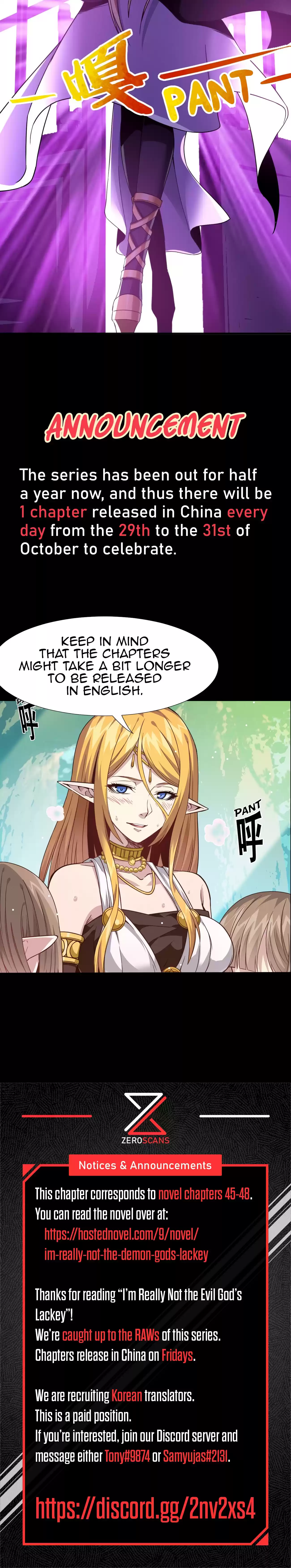 I'm Really Not The Evil God's Lackey Chapter 23.5