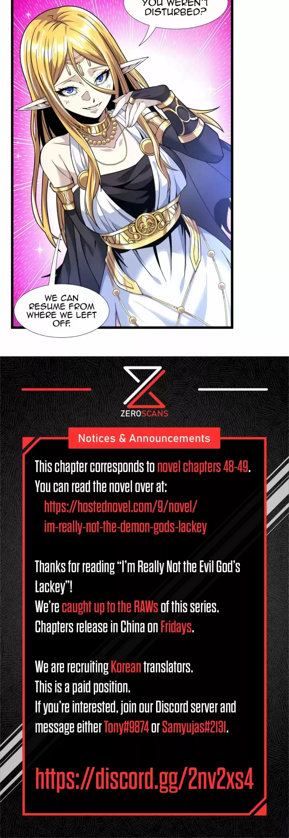 I'm Really Not The Evil God's Lackey Chapter 24