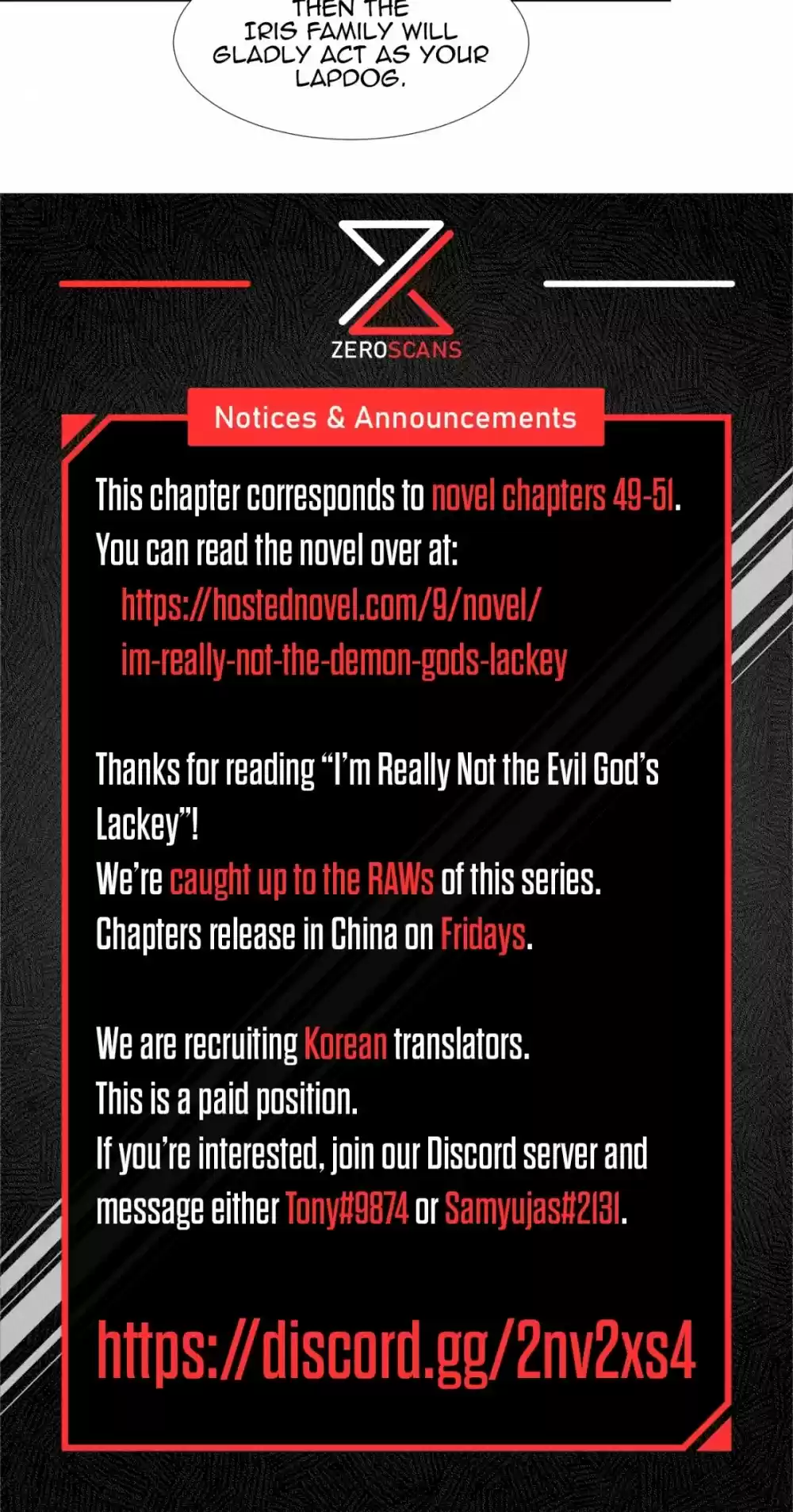 I'm Really Not The Evil God's Lackey Chapter 25