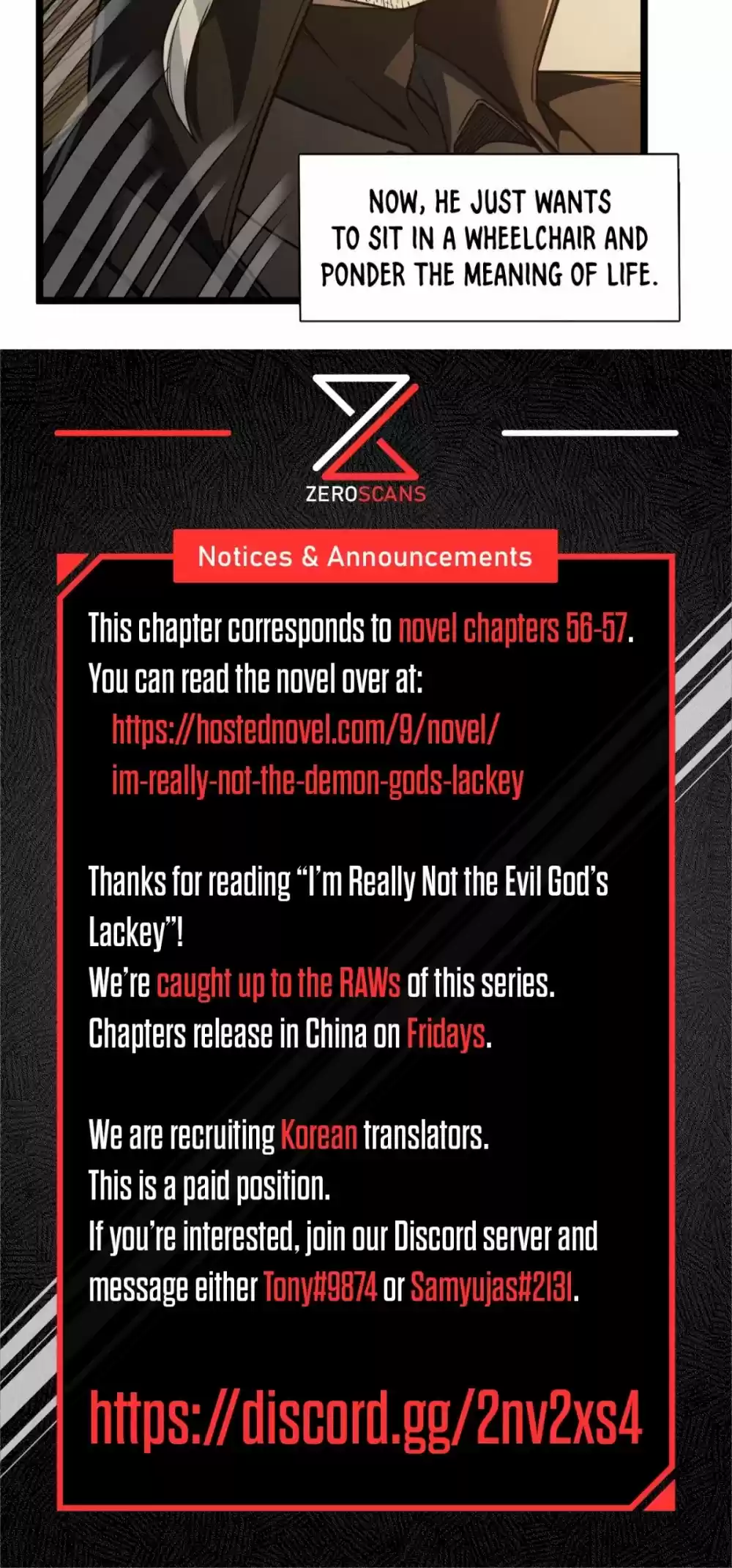 I'm Really Not The Evil God's Lackey Chapter 28