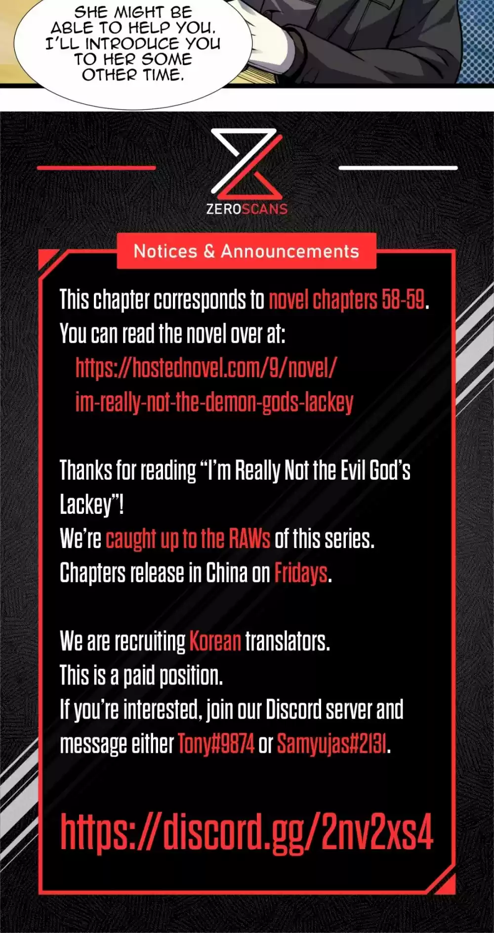 I'm Really Not The Evil God's Lackey Chapter 29