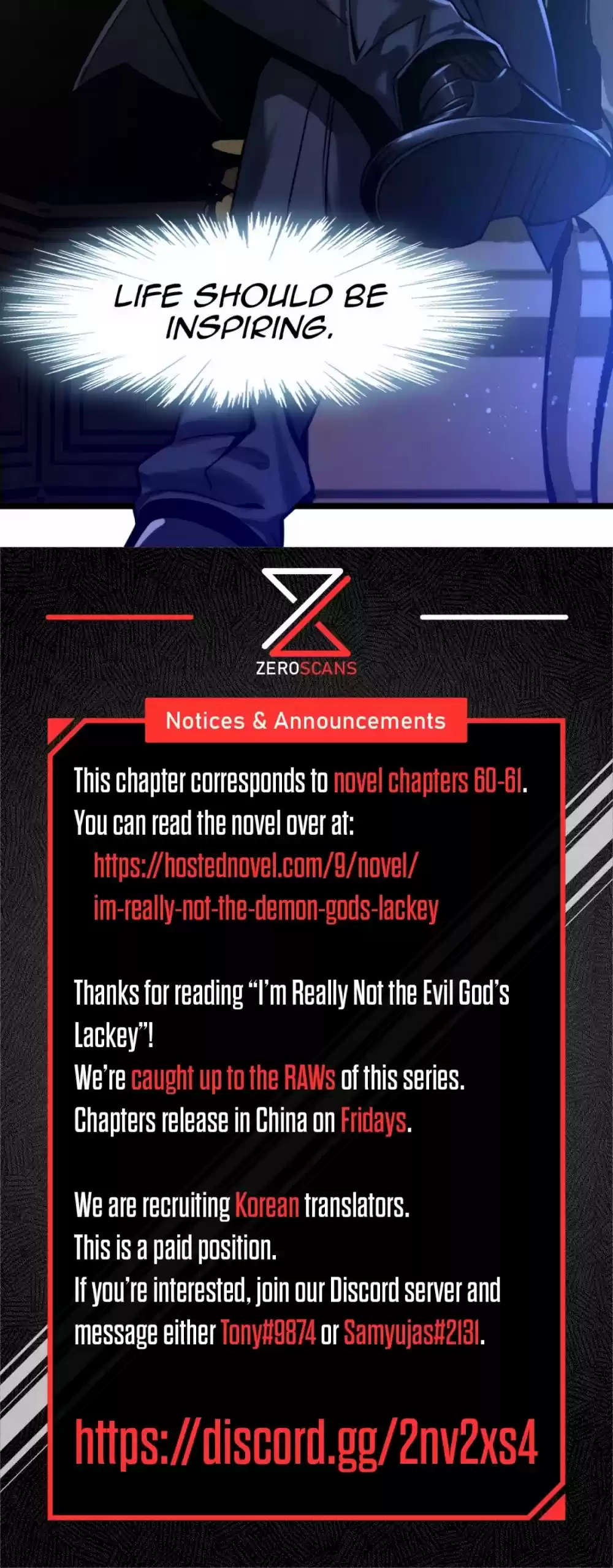 I'm Really Not The Evil God's Lackey Chapter 30