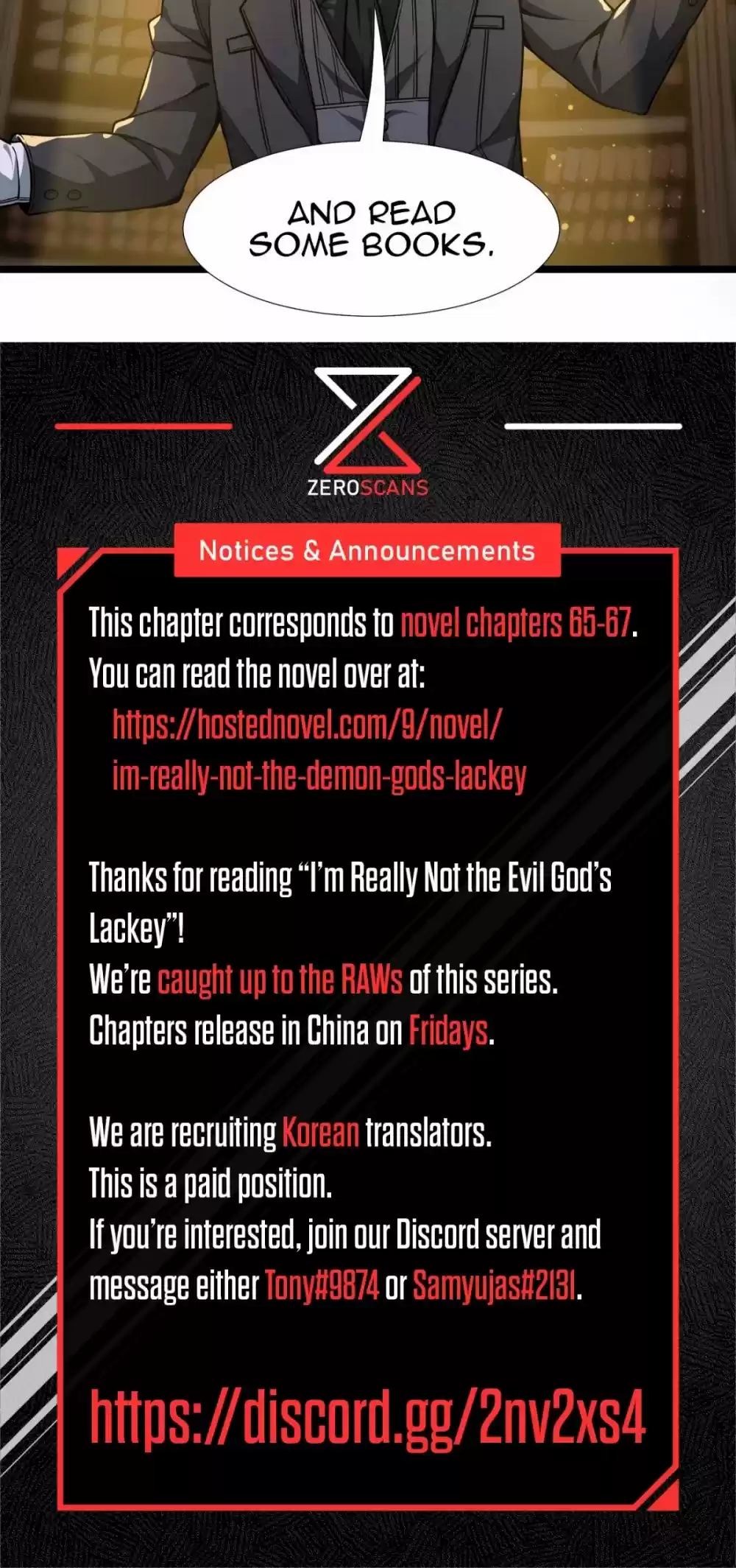 I'm Really Not The Evil God's Lackey Chapter 34