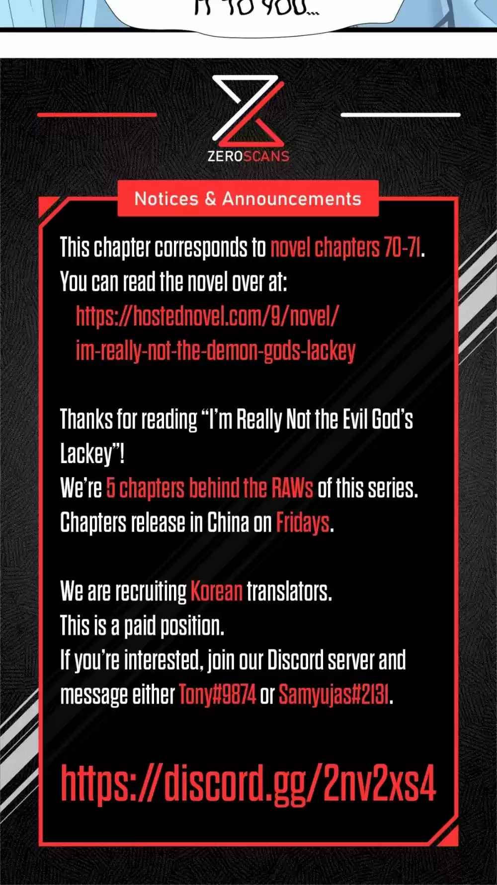 I'm Really Not The Evil God's Lackey Chapter 38