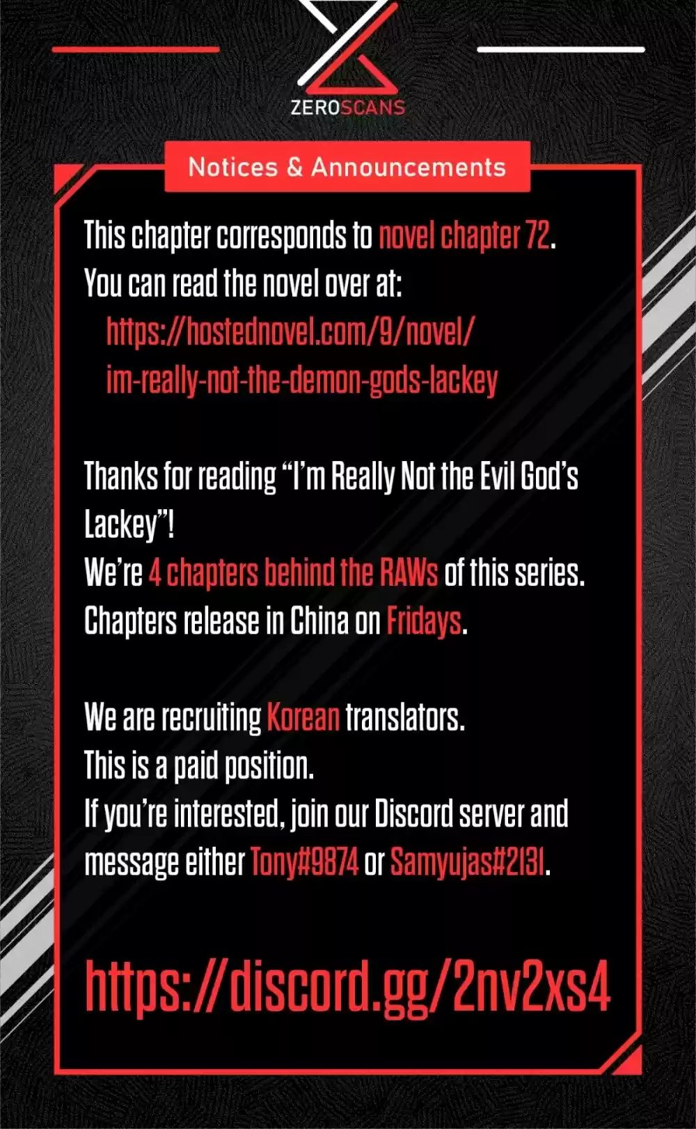 I'm Really Not The Evil God's Lackey Chapter 39