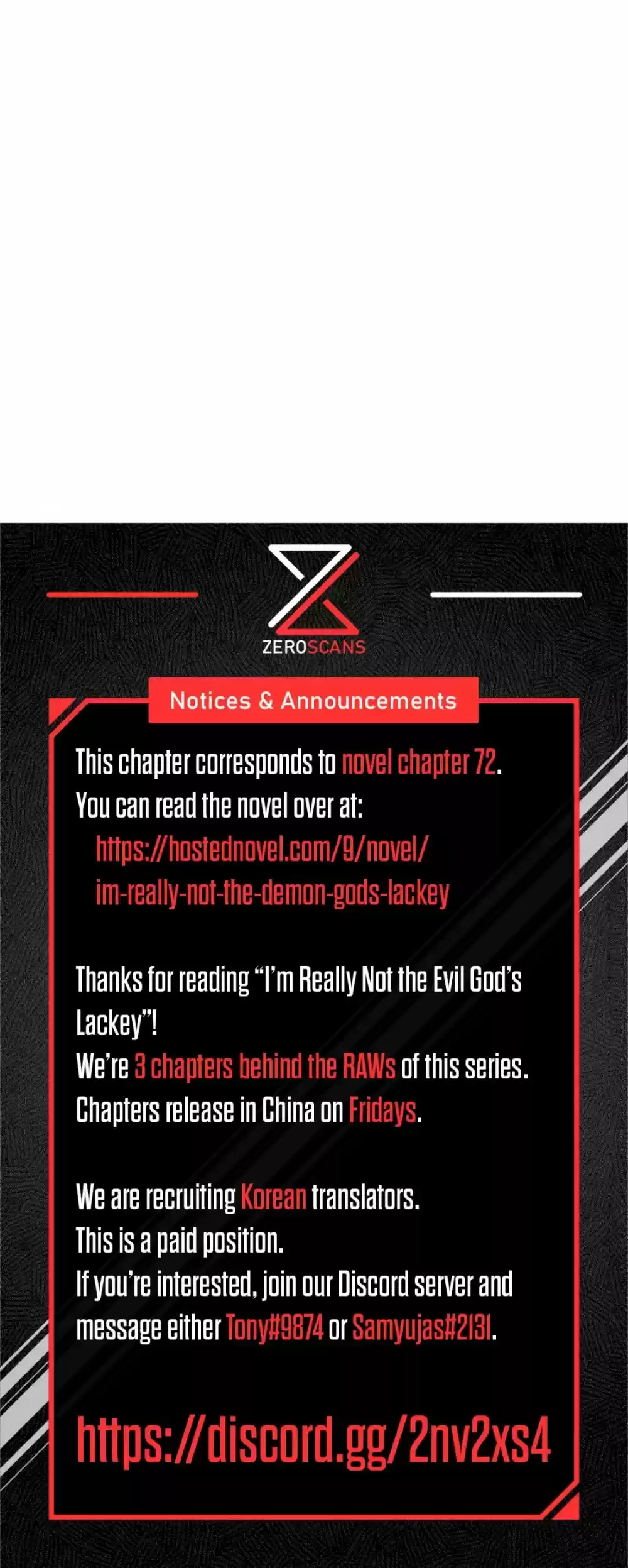 I'm Really Not The Evil God's Lackey Chapter 40