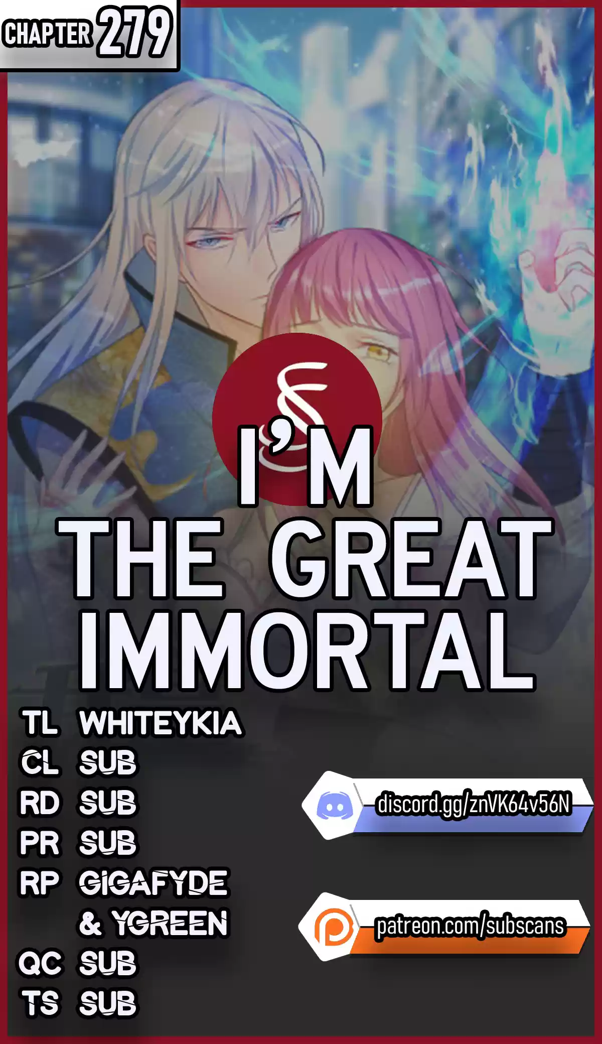 I'm the Great Immortal Ch. 279